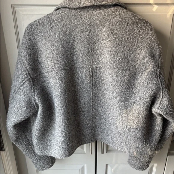 Zara Gray Teddy Jacket - Picture 4 of 6